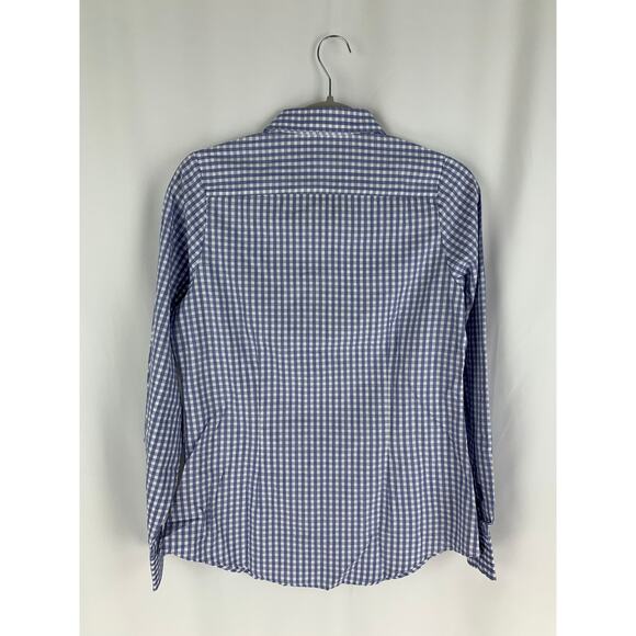 Antigua Golden State Warriors Womens Small Button-Up Long Sleeve Shirt Blue New - Picture 9 of 9